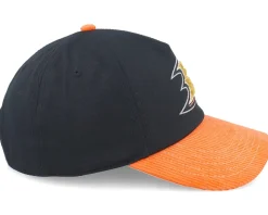 Anaheim Ducks Burnett Black/Orange Corduroy Adjustable - American Needle