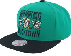 Anaheim Ducks City Love Vintage Teal/Black Snapback - Mitchell & Ness