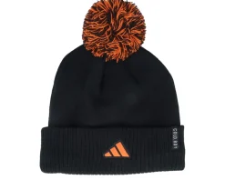 Anaheim Ducks NHL Cuff Beanie Black Pom - Adidas