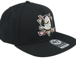 Anaheim Ducks No Shot 47 Captain Cap Black Snapback - 47 Brand