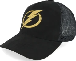 Anaheim Ducks Suede Black Trucker - Mitchell & Ness