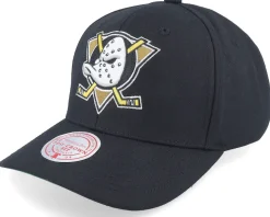 Anaheim Ducks Team Ground 2.0 Pro Black Adjustable - Mitchell & Ness