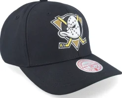 Anaheim Ducks Team Ground 2.0 Pro Black Adjustable - Mitchell & Ness
