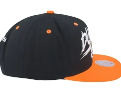 Anaheim Ducks Transcript Black/Orange Snapback - Mitchell & Ness