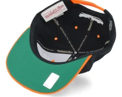Anaheim Ducks Transcript Black/Orange Snapback - Mitchell & Ness