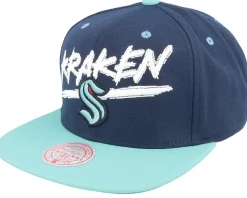 Anaheim Ducks Transcript Black/Orange Snapback - Mitchell & Ness