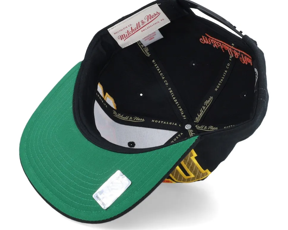 Anaheim Ducks Varsity Bust Black Snapback - Mitchell & Ness