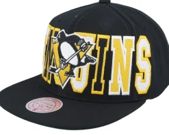 Anaheim Ducks Varsity Bust Black Snapback - Mitchell & Ness