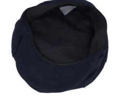 Anchor Patch Navy Bakerboy Flat Cap - Wild Spirit