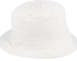 Angelica Cotton Off White Bucket - MJM Hats
