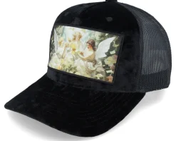 Angels & Money Velvet Black A-frame Trucker - Calza Pennello