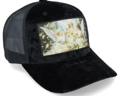 Angels & Money Velvet Black A-frame Trucker - Calza Pennello