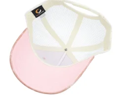 Angels & Money Velvet Peach/Ivory A-frame Trucker - Calza Pennello
