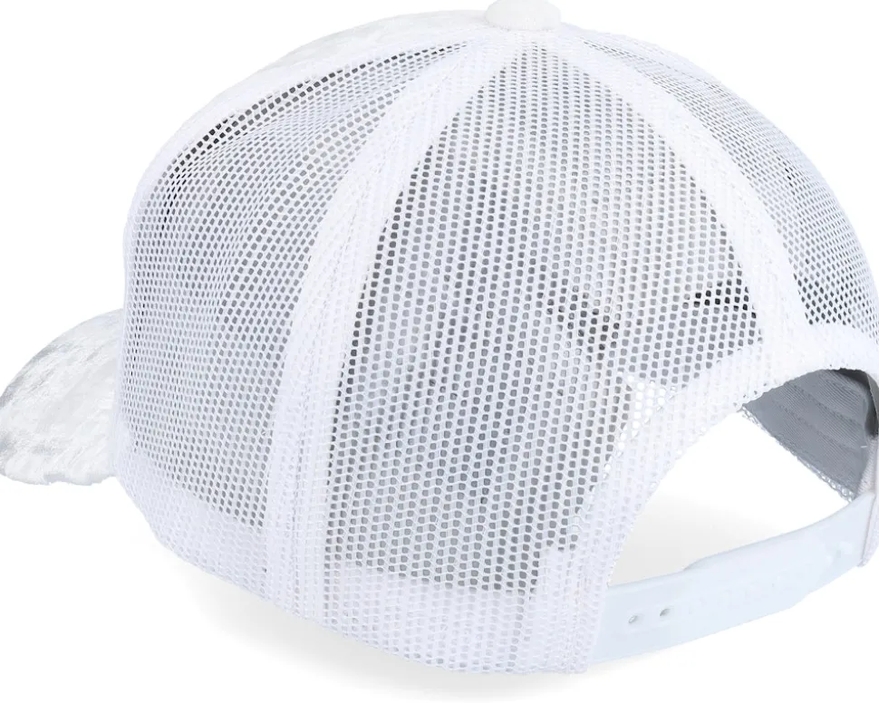 Angels & Money Velvet White/White A-frame Trucker - Calza Pennello