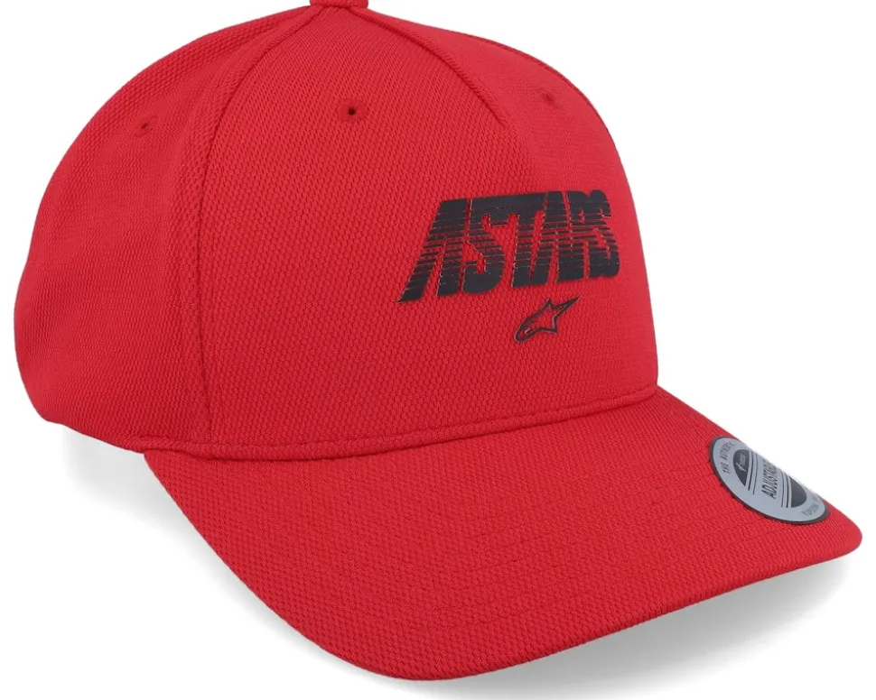 Angle Velo Tech Hat Red Adjustable - Alpinestars