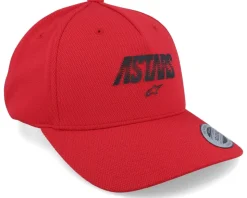 Angle Velo Tech Hat Red Adjustable - Alpinestars