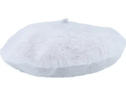 Angora Light Grey Beret - Seeberger