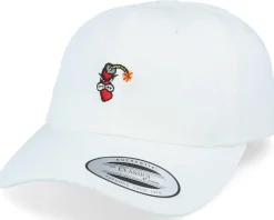 Angry Dynamite White Dad Cap - Iconic