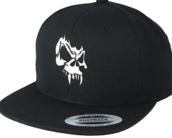 Angry Skull Black Snapback - Tattoo Collective