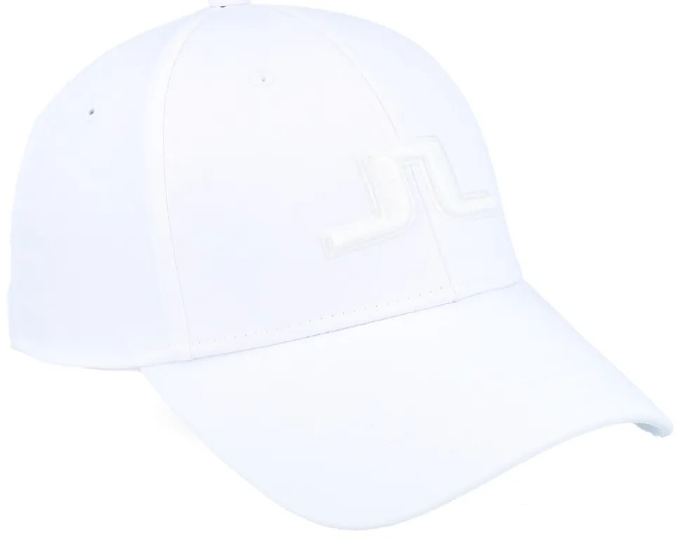 Angus Cap White Adjustable - J.Lindeberg