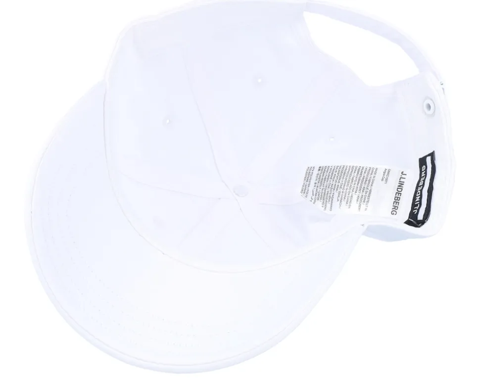 Angus Cap White Adjustable - J.Lindeberg