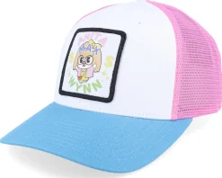 Anita Max Wynn Patch White/Pink/Light Blue Trucker - Iconic