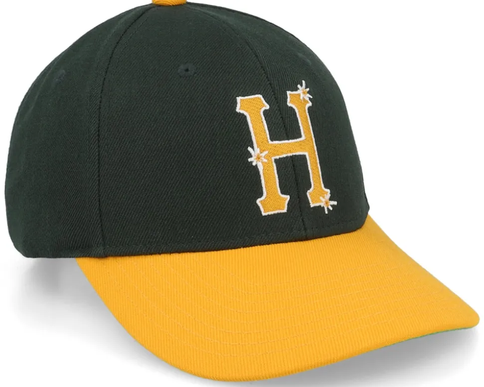 Anniversary 6 Panel Hat Green Adjustable - HUF