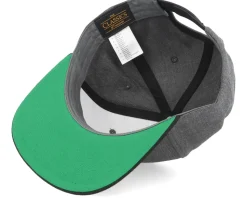 Antique Style Icon Charcoal/Black Snapback - Bearded Man