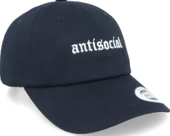 Antisocial Black Dad Cap - Iconic