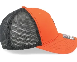 Antlers Patch Side 112 Split Orange/Black Trucker - Hunter