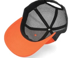 Antlers Patch Side 112 Split Orange/Black Trucker - Hunter