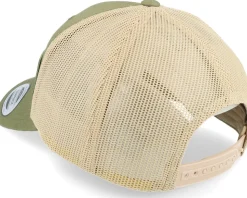 Antlers Patch Side Olive/Khaki Trucker - Hunter