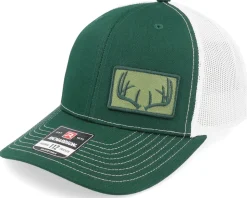Antlers Side 112 Split Dark Green/White Trucker - Hunter