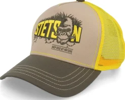 Ape Sustainable Beige/Olive/Yellow Trucker - Stetson