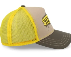 Ape Sustainable Beige/Olive/Yellow Trucker - Stetson