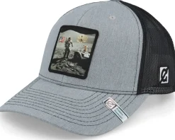 Apollo Moon Landing Astronaut Grey/Black Trucker - Public Domain