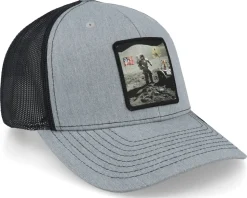 Apollo Moon Landing Astronaut Grey/Black Trucker - Public Domain