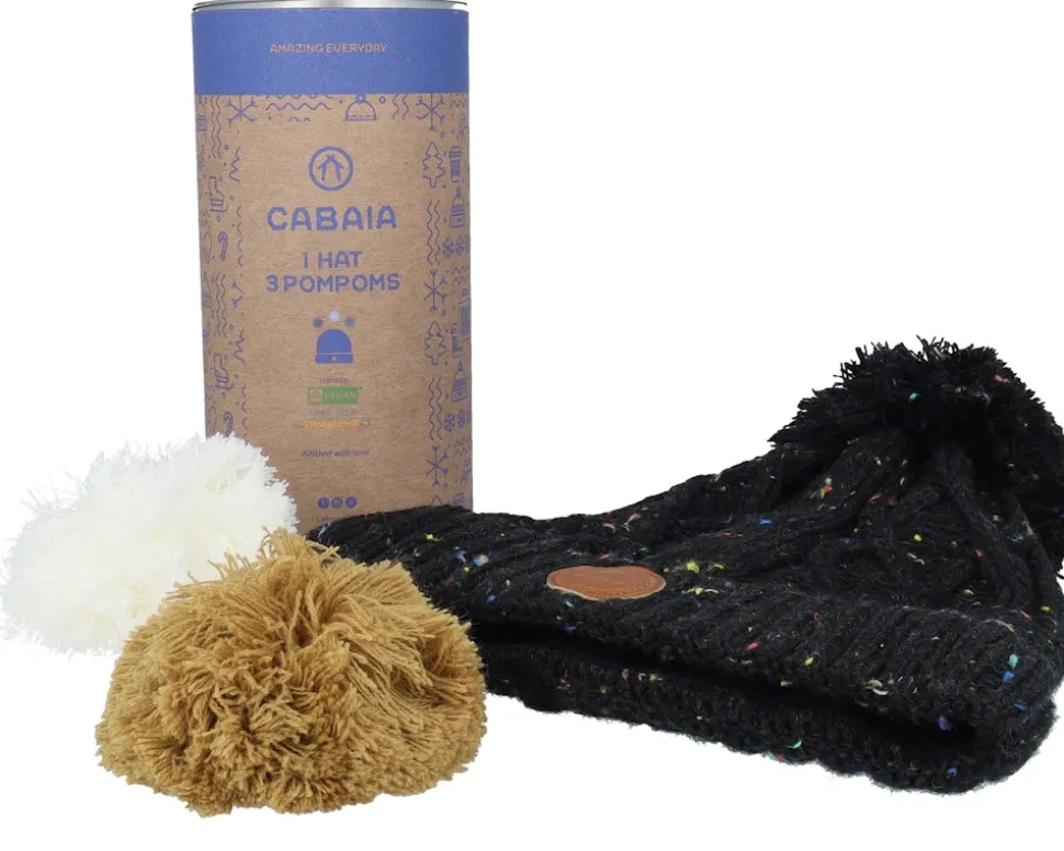 Appletini Deep Black Polar Pom - Cabaïa