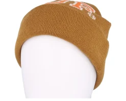 Arch Logo Beanie Chocolate Cuff - HUF