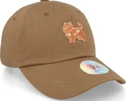 Arla Cow Tiny Logo Tan Dad Cap - Hatstore