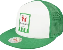 Arla Mellanmjölk White/Green Trucker - Hatstore