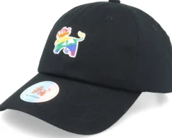 Arla Rainbow Cow Logo Black Dad Cap - Hatstore