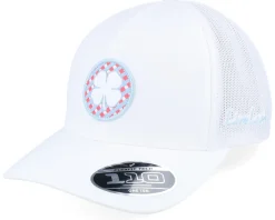 Arlo White W White Mesh W Patch Trucker - Black Clover