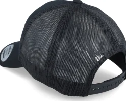 Army Skull Patch Black A-frame Trucker - Iconic