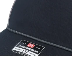 Army Skull Usa Black Patch Black/Charcoal Rope A-Frame Trucker - Army Head