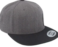 Army Skull Usa Charcoal/Black Snapback - Army Head