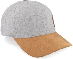 Army Skull Usa Heather Grey/Suede Adjustable - Army Head