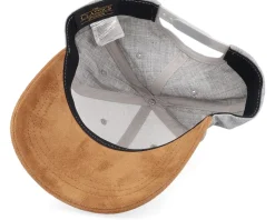 Army Skull Usa Heather Grey/Suede Adjustable - Army Head