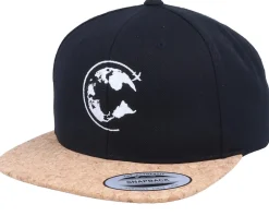 Around The World Cork Black Snapback - Bacpakr