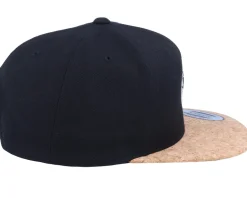 Around The World Cork Black Snapback - Bacpakr